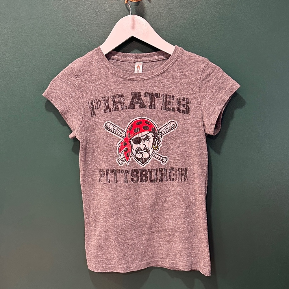 Vintage Pittsburgh Pirates Short Sleeve Tee - Gray